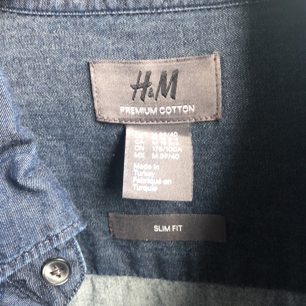 Denim Button Down - image 2